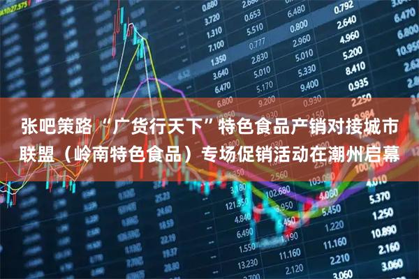 张吧策路 “广货行天下”特色食品产销对接城市联盟（岭南特色食品）专场促销活动在潮州启幕